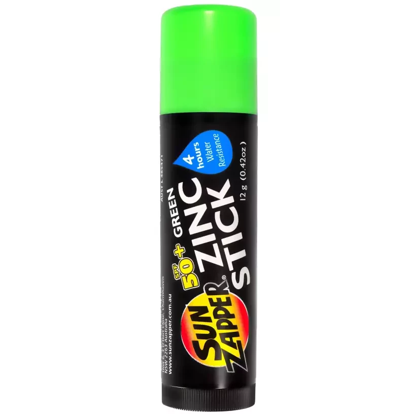 Protector solar Sun Zapper Zinc Stick SPF 50+ Green