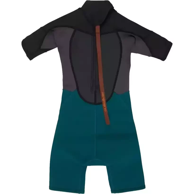 Fato Surf Quiksilver Prologue Kids 2mm Midnight Turquoise