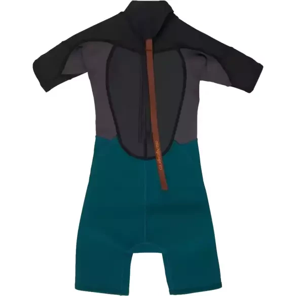 Fato Surf Quiksilver Prologue Kids 2mm Midnight Turquoise