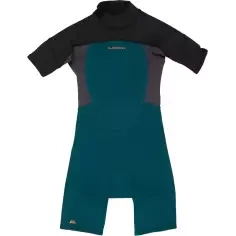 Fato Surf Quiksilver Prologue Kids 2mm Midnight Turquoise