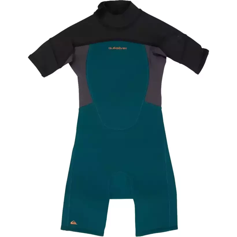Fato Surf Quiksilver Prologue Kids 2mm Midnight Turquoise