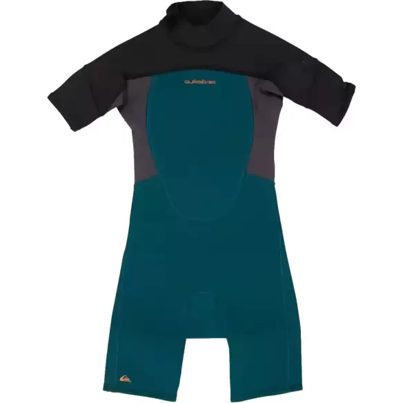 Fato Surf Quiksilver Prologue Kids 2mm Midnight Turquoise