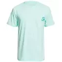 T-shirt UV  quiksilver Heritage Light Blue