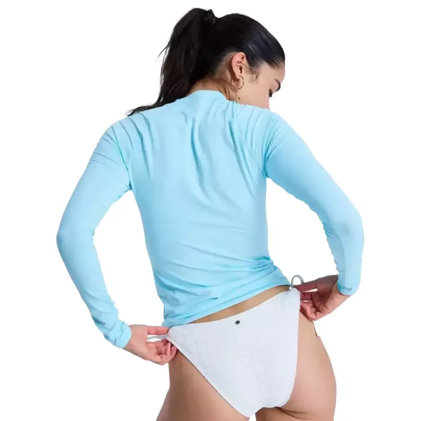 Roxy Whole Hearted Rashguard LS Tanager Turquoise