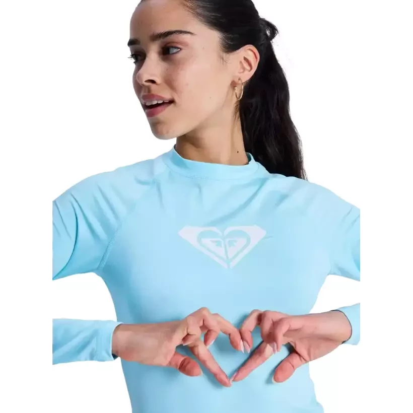 Lycra Roxy Whole Hearted LS Tanager Turquoise