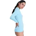 Lycra Roxy Whole Hearted LS Tanager Turquoise