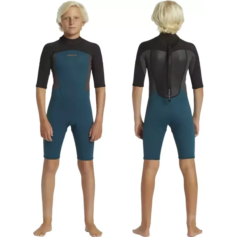 Fato Shorty quiksilver prologue+ 2mm Boy Midnight Turquoise