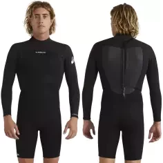 Fato Shorty quiksilver prologue+ 2mm LS Black