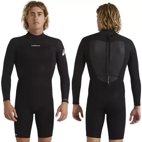 Shorty quiksilver prologue+ 2mm LS Black