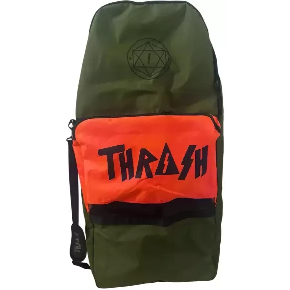 Boardbag bodyboard Thrash Daily retro Green/Orange