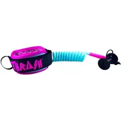 Leash de bodyboard Thrash 9mm Ultra Series Aqua/Pink