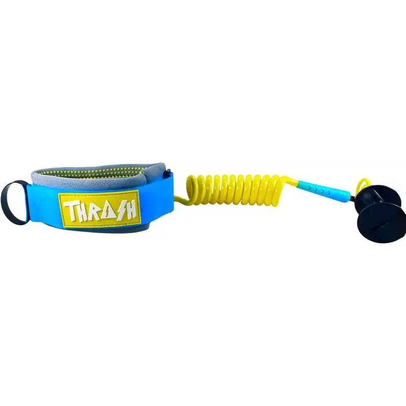 Leash bodyboard Thrash Biceps Point Yellow/Blue