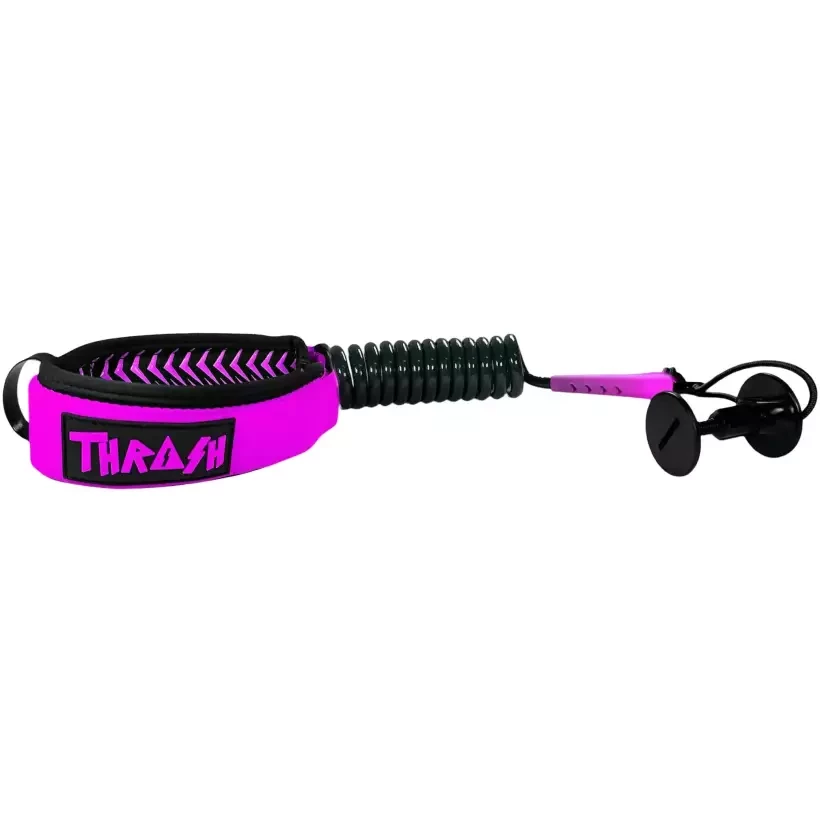 Leash de bodyboard Thrash Biceps V-Grip 8mm Black/Pink