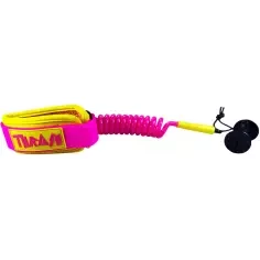 Leash für bodyboard Thrash 9mm Ultra Series Pink/Yellow