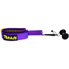 Leash bodyboard Thrash Biceps V-Grip 8mm Purple