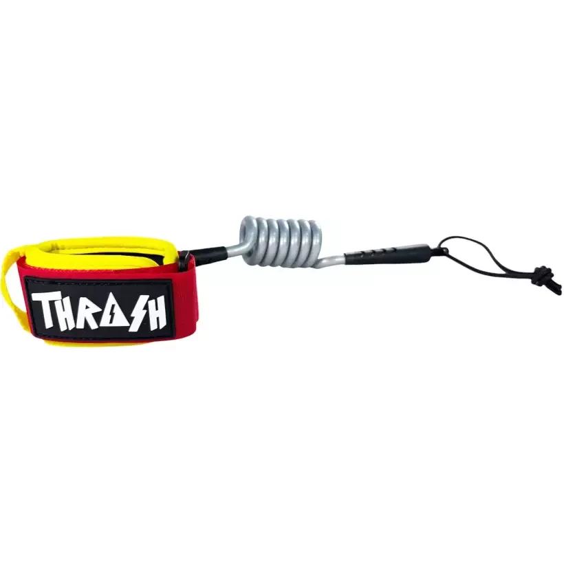 Leash für bodyboard Thrash Cam wrist 8mm Grey/Red