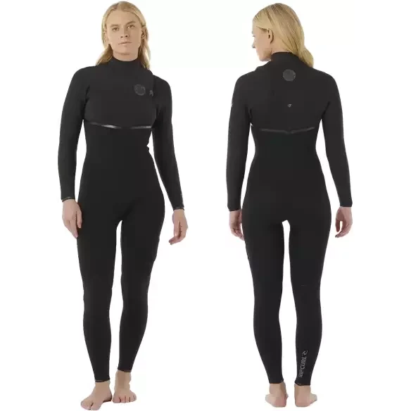 Wetsuit Rip Curl E-Bomb women 3/2mm Zip Free Black