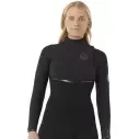 Neoprenanzug Rip Curl E-Bomb women 3/2mm Zip Free Black