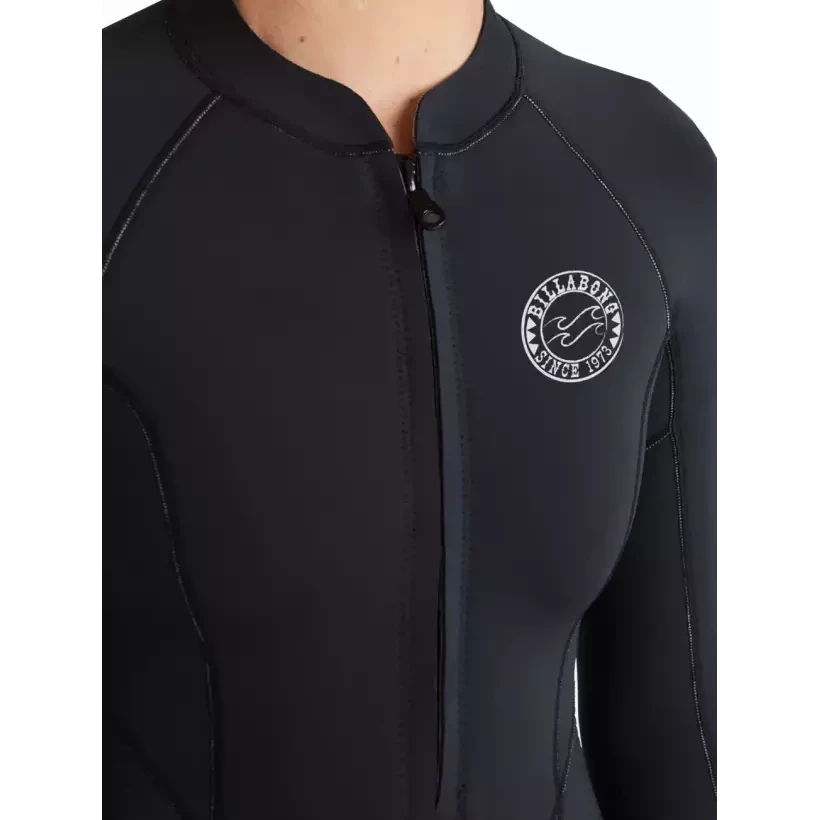 Wetsuit Billabong Salty Dayz Natural  LS 2/2 Black