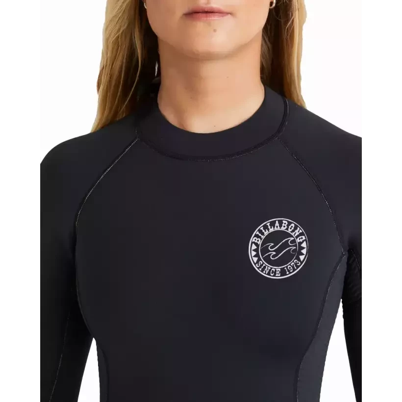 Combinaison femme Billabong   Spring Fever Natural LS 2/2 Black
