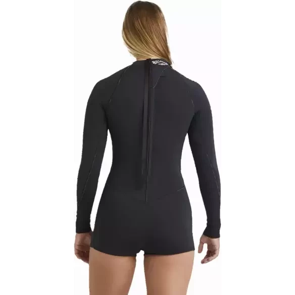 Combinaison femme Billabong   Spring Fever Natural LS 2/2 Black