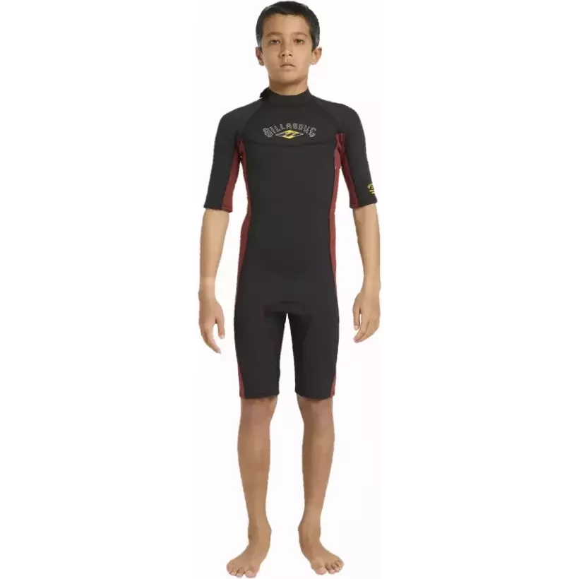 Shorty Billabong Absolute  2/2mm BZ Junior Fire Red