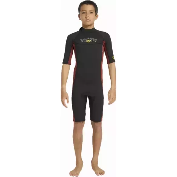 Shorty Billabong Absolute  2/2mm BZ Junior Fire Red