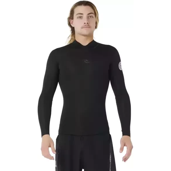 Top Rip Curl Dawn Patrol Revo 1,5mm LS Black