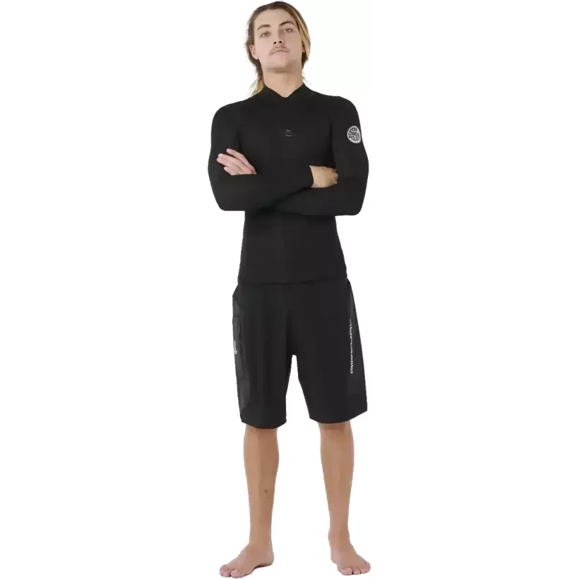 Top muta surf Rip Curl Dawn Patrol 1,5mm LS Black