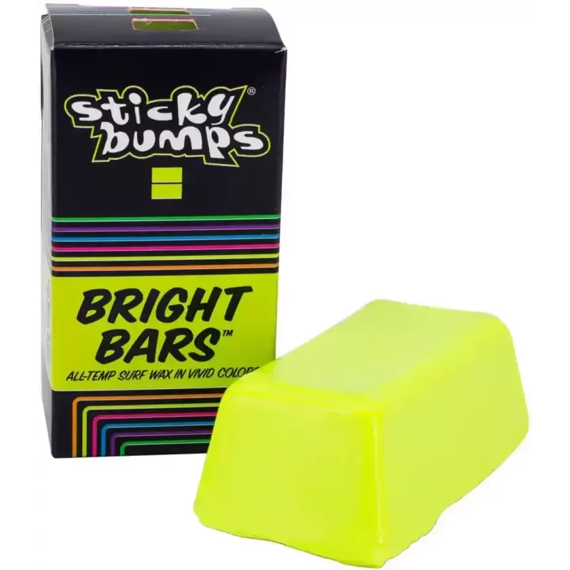 Sticky Bumps wax Bright Bars All-Temp Yellow