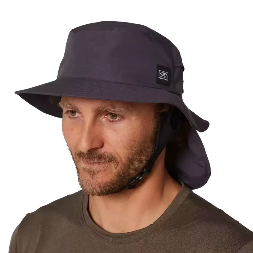 Chapéu Ocean & Earth Indo Surf hat Stiff Peak Charcoal