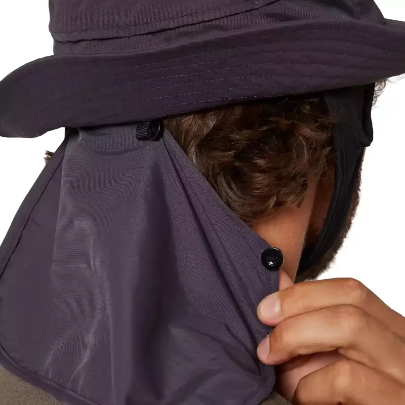 Sombrero Ocean & Earth Indo Surf hat Stiff Peak Charcoal