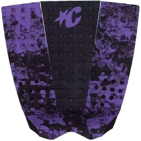 Surfboard tail pad Creatures Italo Ferreira Lite EcoPure Punk Purple Swirl Black