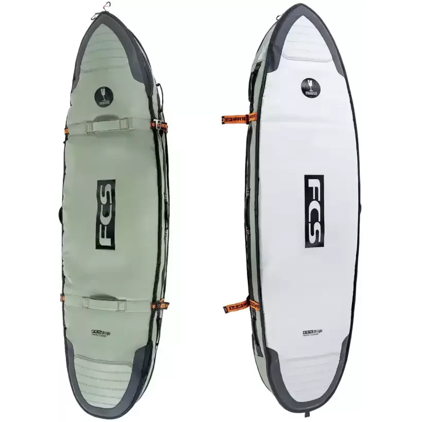 Housse de surf FCS Travel 2 Shortboard/Fish Alpine