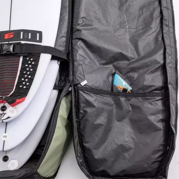 boardbag FCS Travel 3 Wheelie Shortboard/Fish Alpine