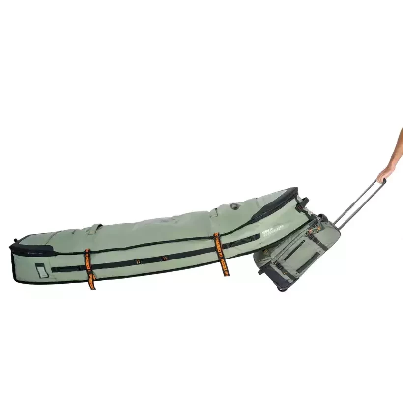 FCS Travel 3 Wheelie Shortboard/Fish Alpine