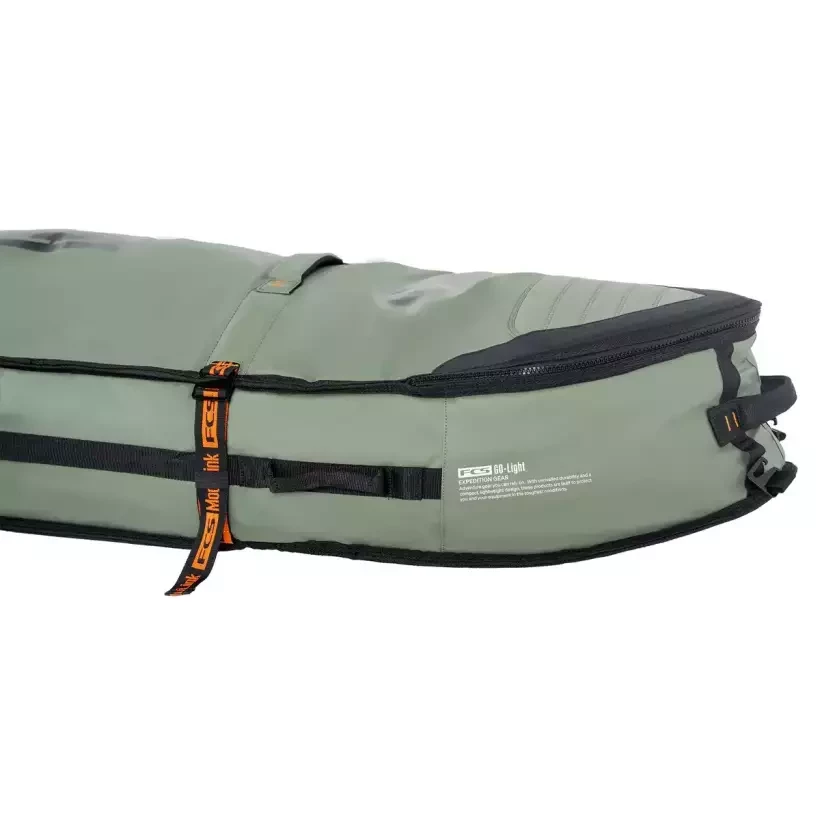 Sacca FCS Travel 3 Wheelie Shortboard/Fish Alpine