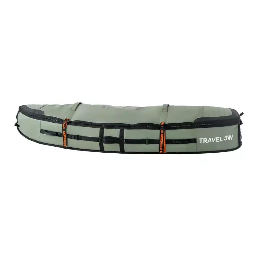 Housse de surf FCS Travel 3 Wheelie Shortboard/Fish Alpine
