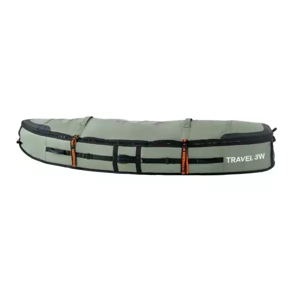 Sacca FCS Travel 3 Wheelie Shortboard/Fish Alpine