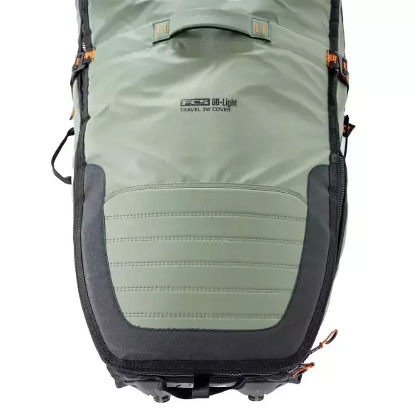 Housse de surf FCS Travel 3 Wheelie Shortboard/Fish Alpine