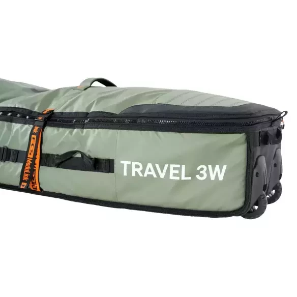 Housse de surf FCS Travel 3 Wheelie Shortboard/Fish Alpine