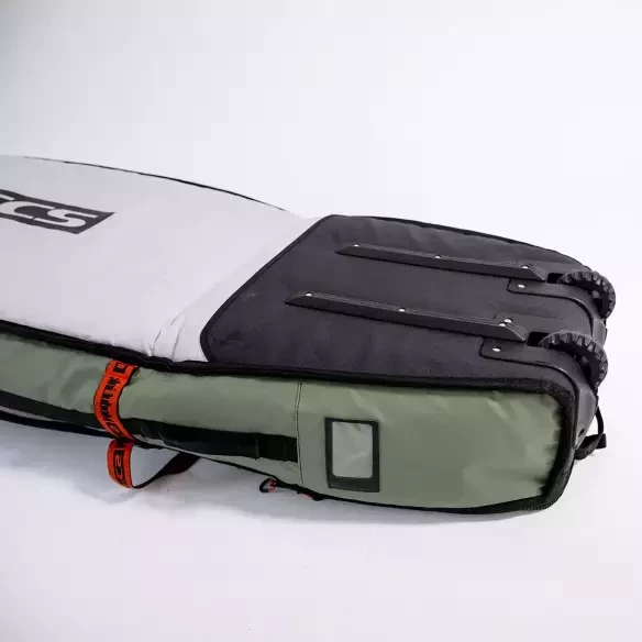 Sacca FCS Travel 3 Wheelie Shortboard/Fish Alpine