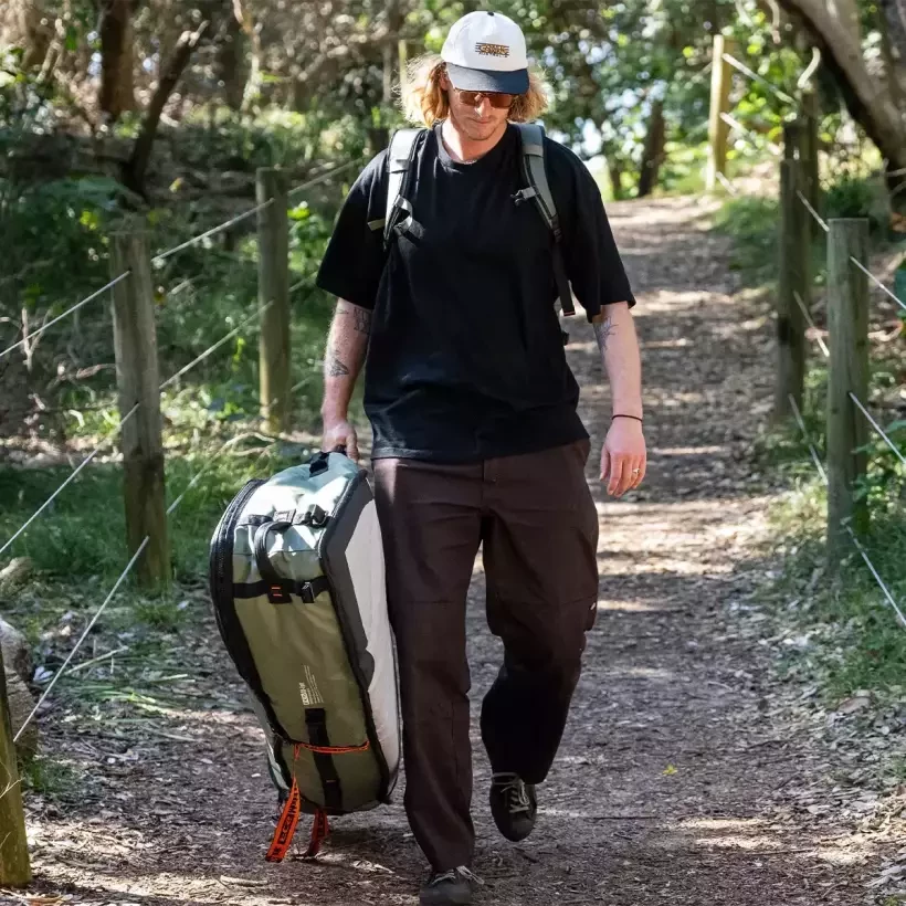 Funda FCS Travel 3 Wheelie Shortboard/Fish Alpine