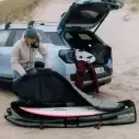 FCS Travel 4 Wheelie Shortboard/Fish Alpine