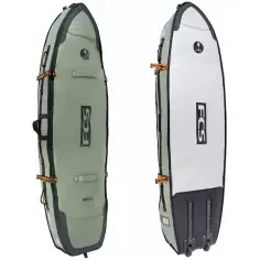 Boardbag FCS Travel 4 Wheelie Shortboard/Fish Alpine