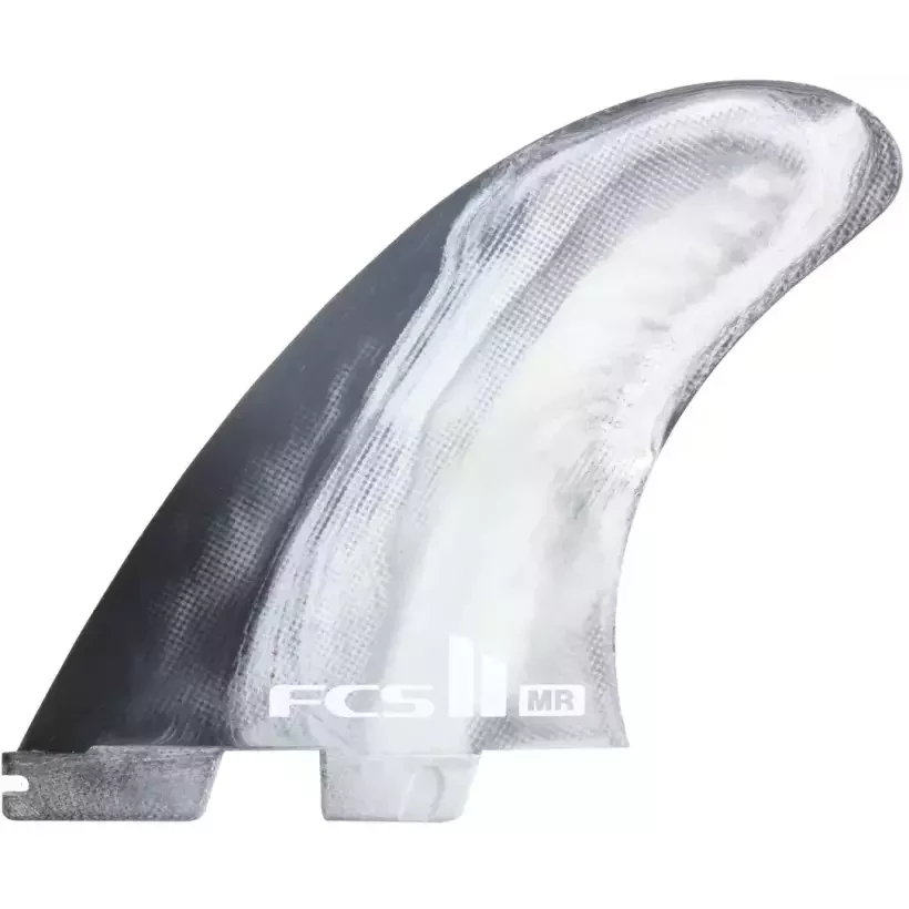 twin fins FCSII Mark Richards PC + Stabilizer Black/White