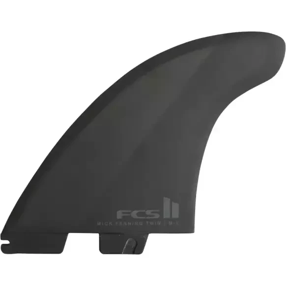 Ailerons de surf FCSII Mick Fanning  Twin+Stabilizer Black