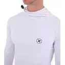 Lycra de Surf com Capuz Hurley Icon Hooded White