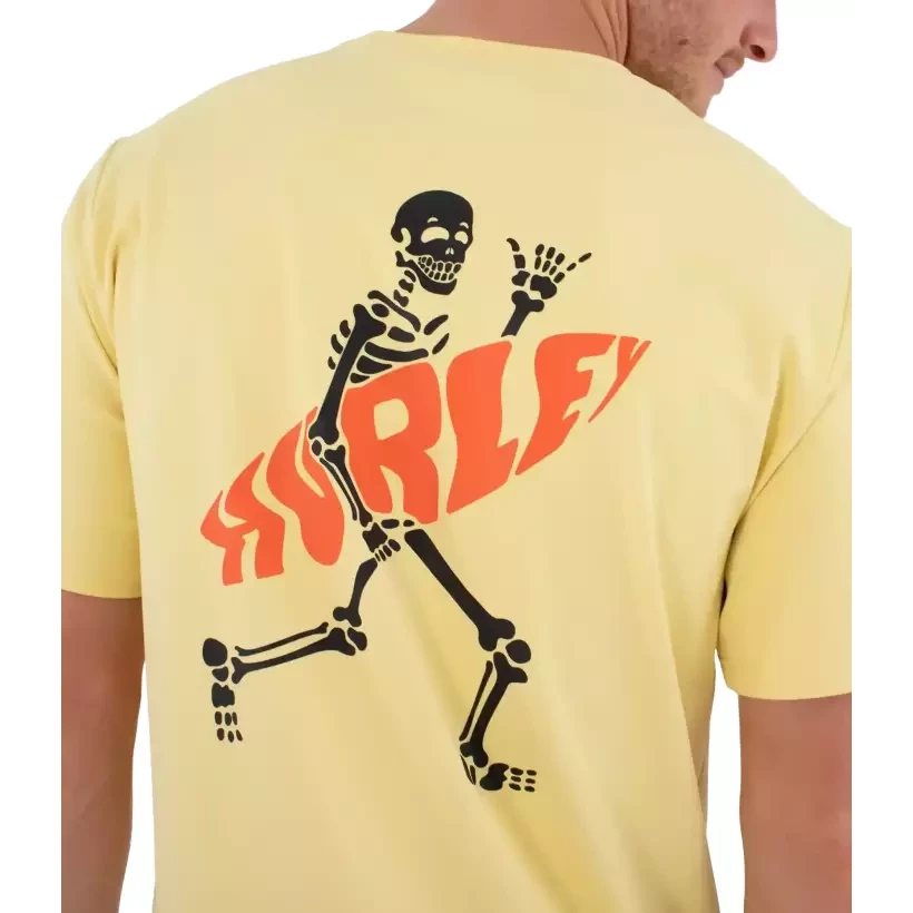 T-Shirt anti UV Hurley Flamengue SS Nectarine