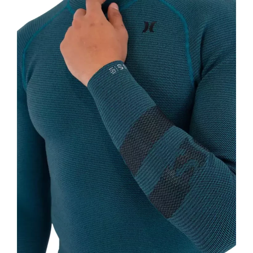 Hurley neopreen top Plus Texture 1,5/1mm Black/Sky Blue
